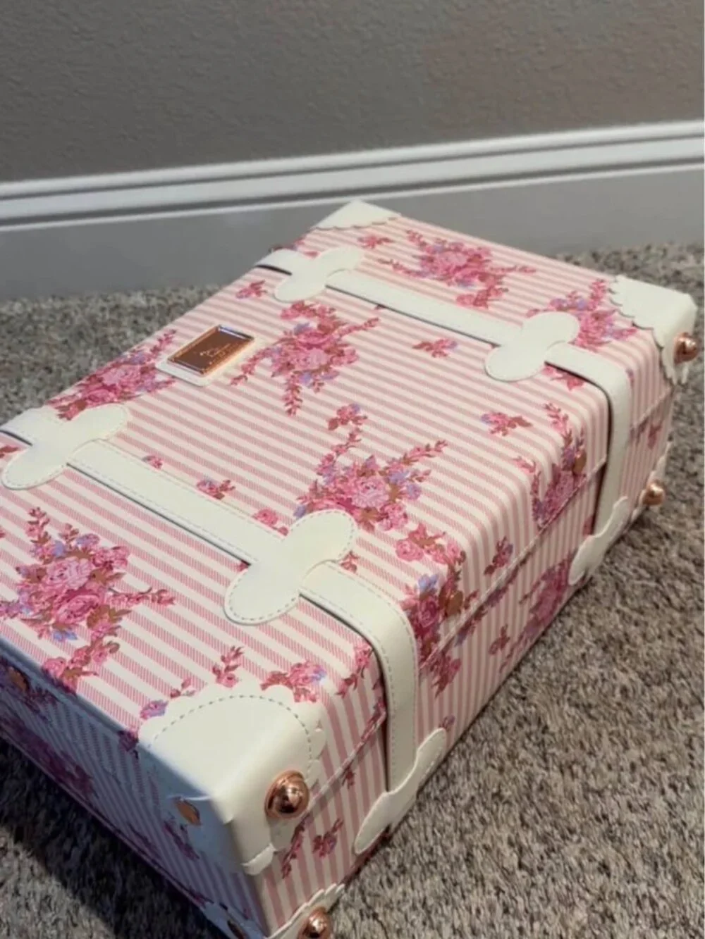 Floral Keepsake Trunk Box - Baby or Wedding